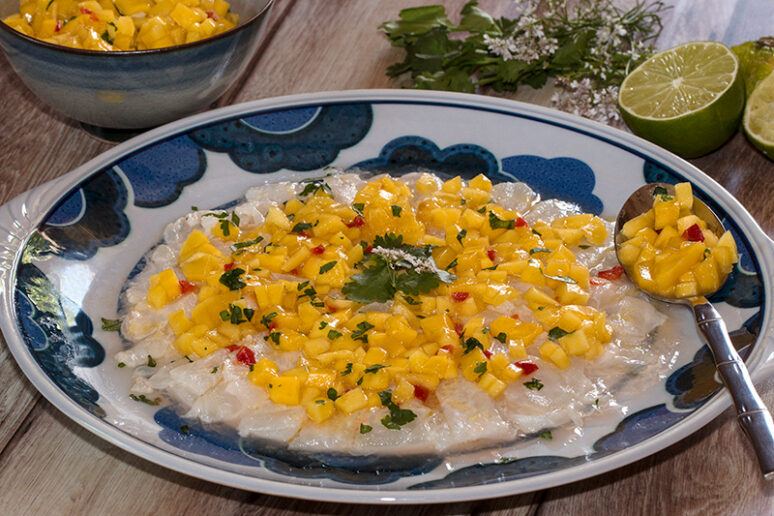 ceviche de cabillaud
