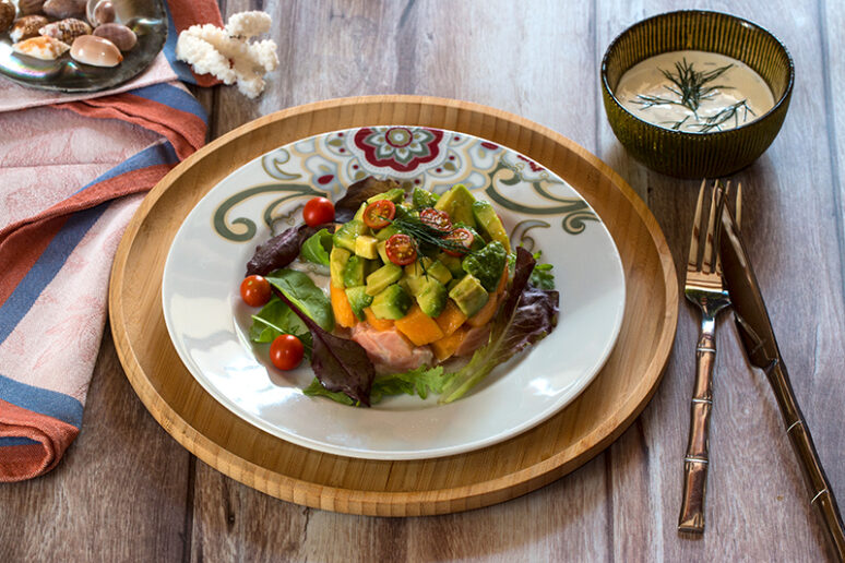 tartare de saumon