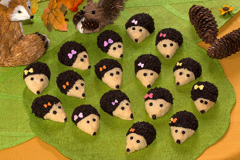 sablés hérissons