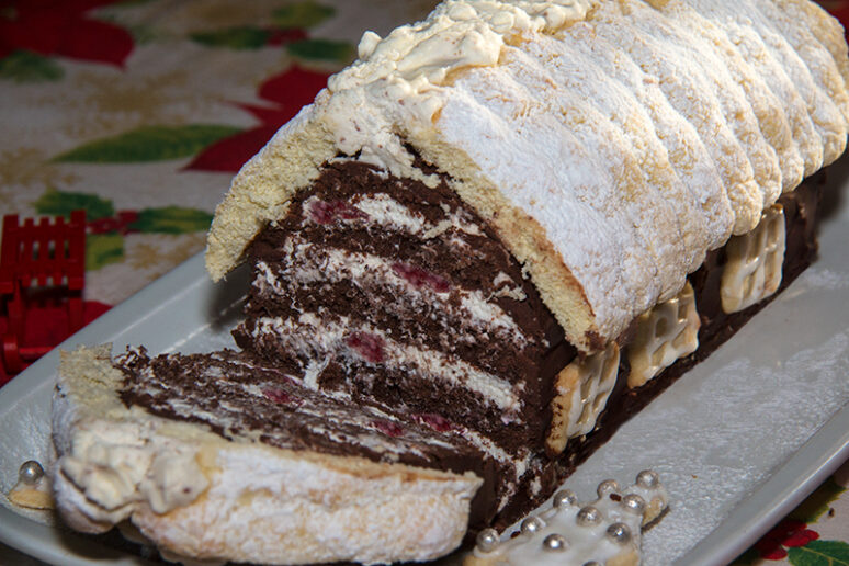 bûche chalet