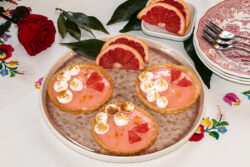 tartelettes au pamplemousse rose