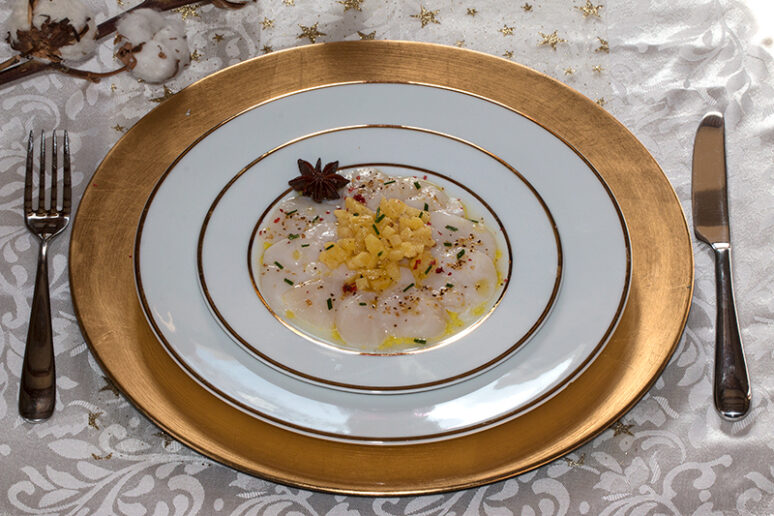 Noix de St-Jacques au citron vert