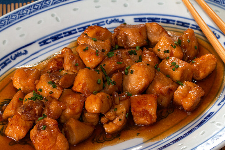 poulet au caramel
