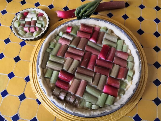 tarte à la rhubarbe