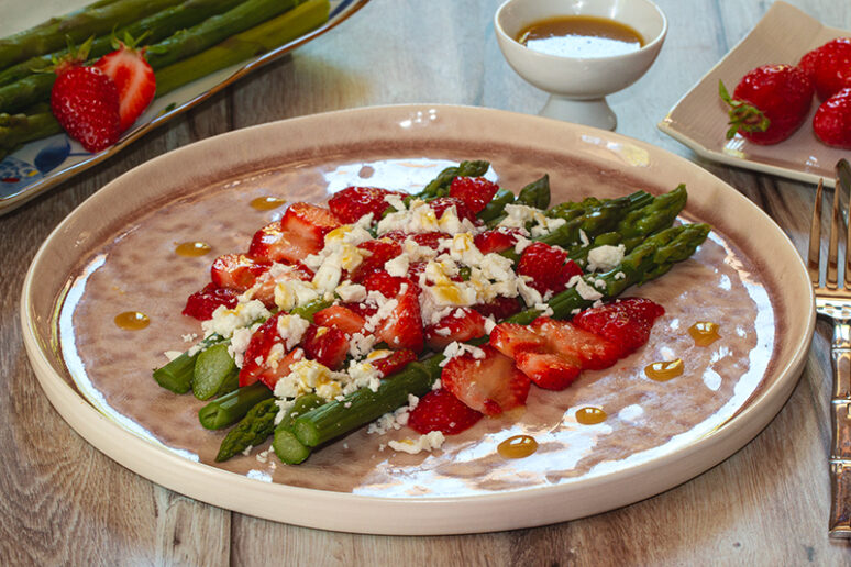 salade d'asperges vertes