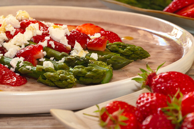 salade d'asperges vertes