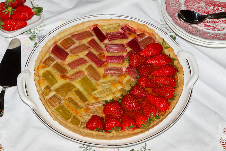 tarte à la rhubarbe