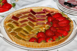 tarte à la rhubarbe