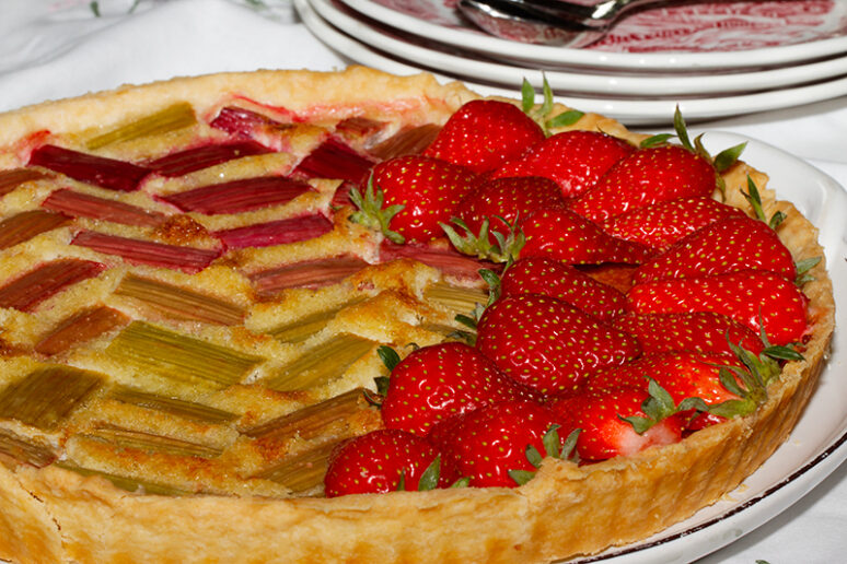 tarte à la rhubarbe