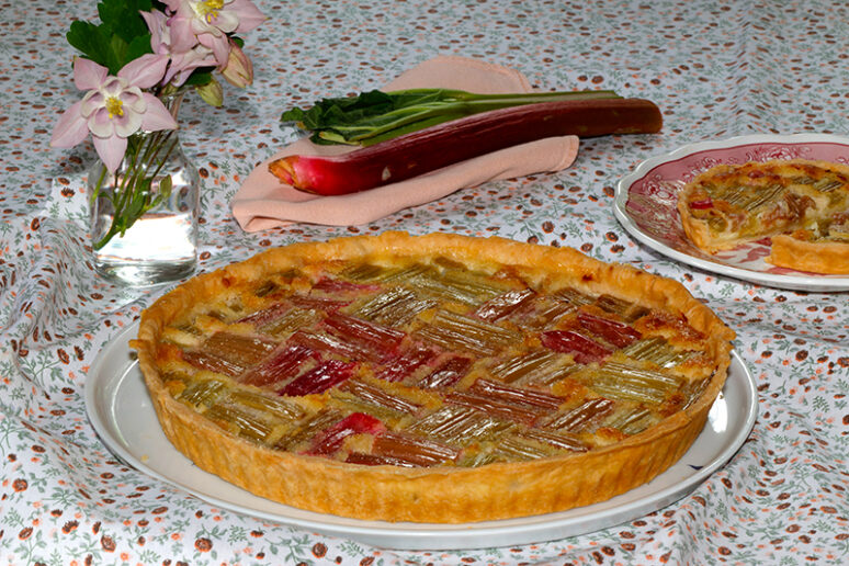 tarte à la rhubarbe