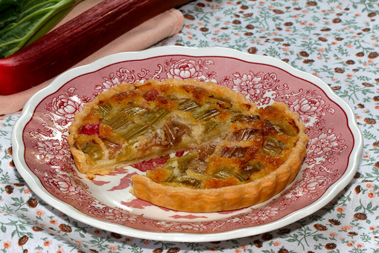 tarte à la rhubarbe