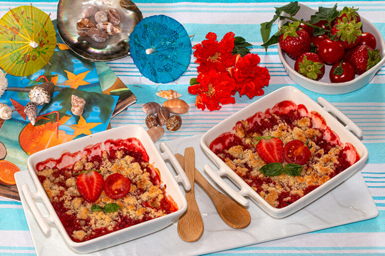 crumble aux fraises