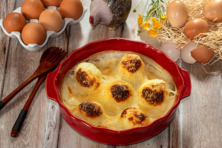 gratin d’œufs