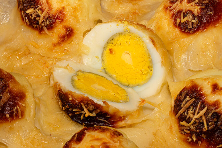 gratin d’œufs