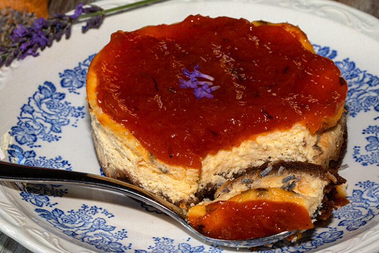 cheese cake lavande