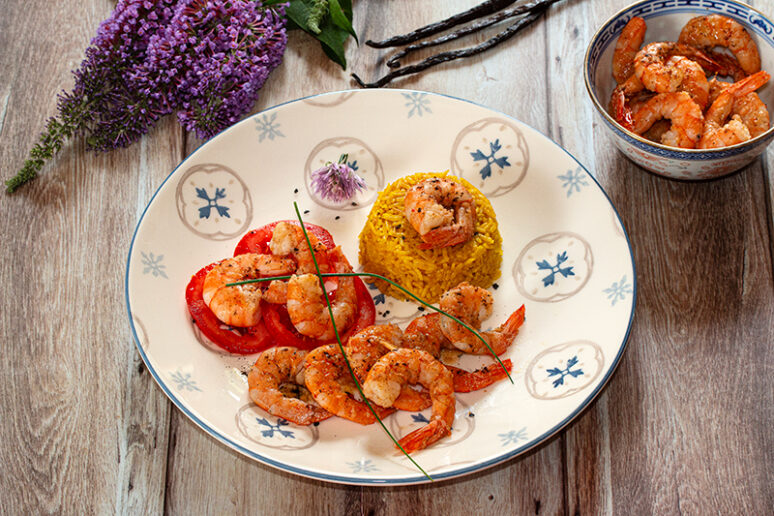crevettes vanille