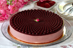 entremet framboises