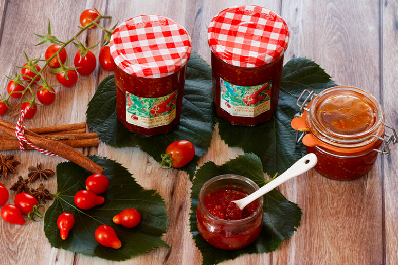 confiture de tomates