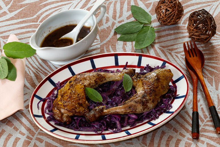 pintade au vin
