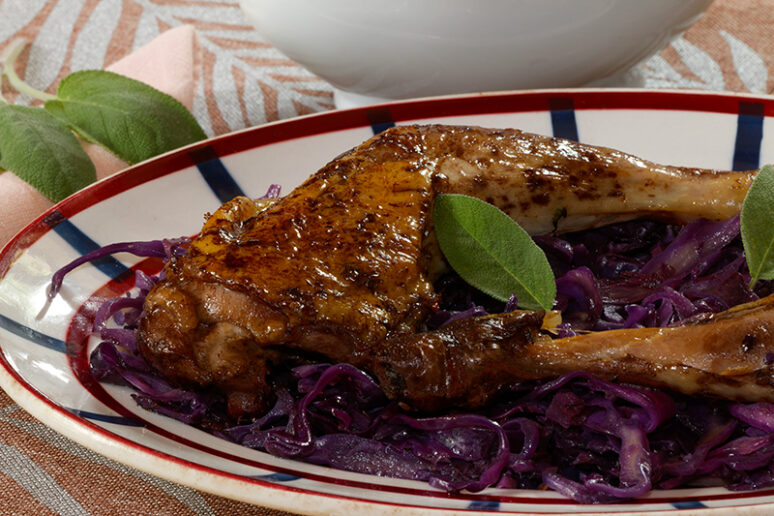 pintade au vin