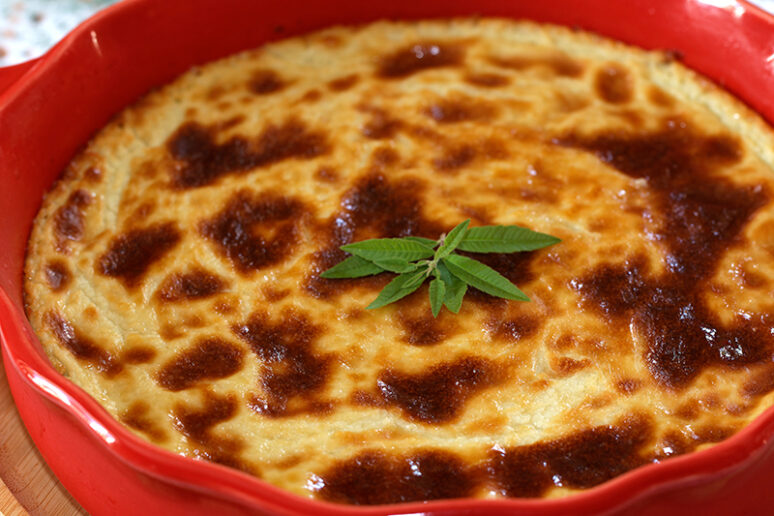 flan à la verveine