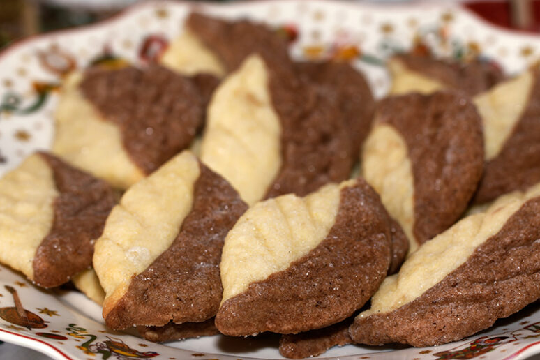 sablés bicolores