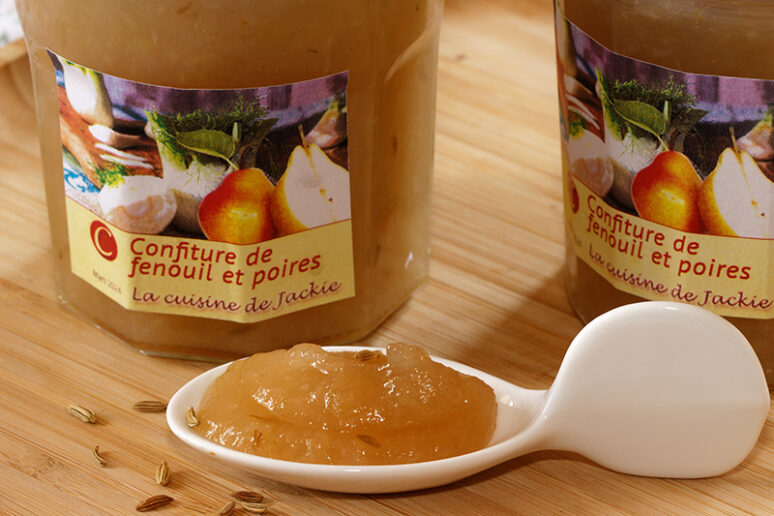 confiture poires fenouil