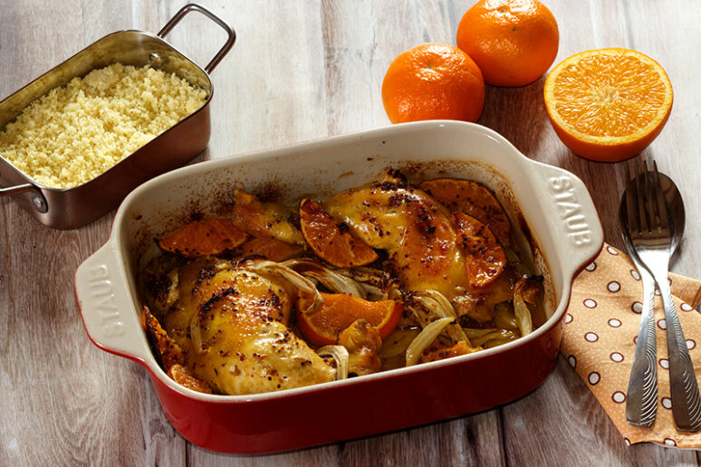 poulet rôti aux clémentines