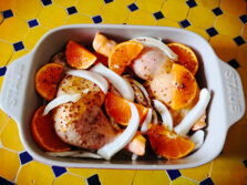 poulet rôti aux clémentines
