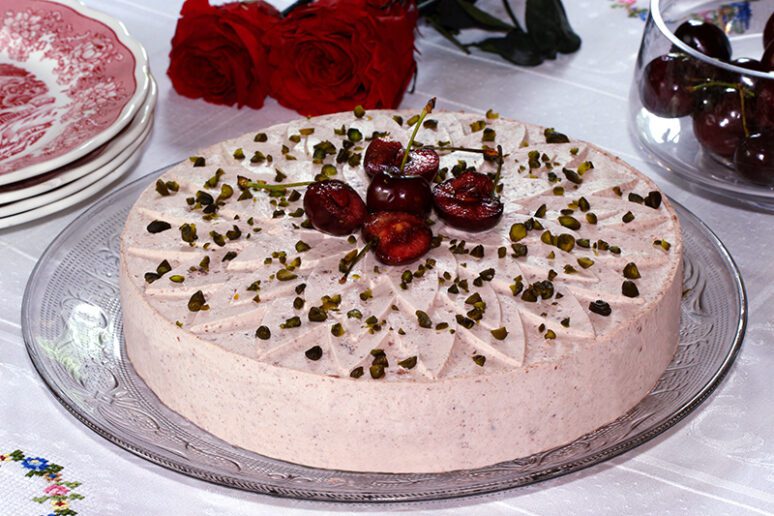 entremet cerises