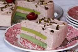 entremet cerises