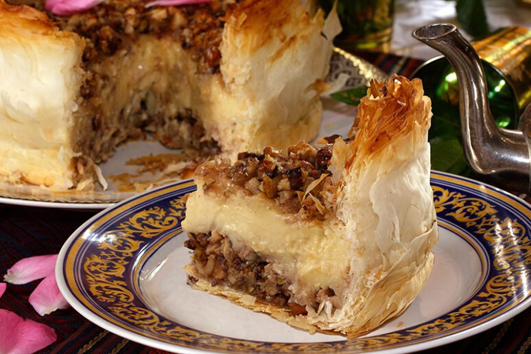 flan baklava