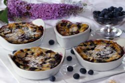 gratin de myrtilles