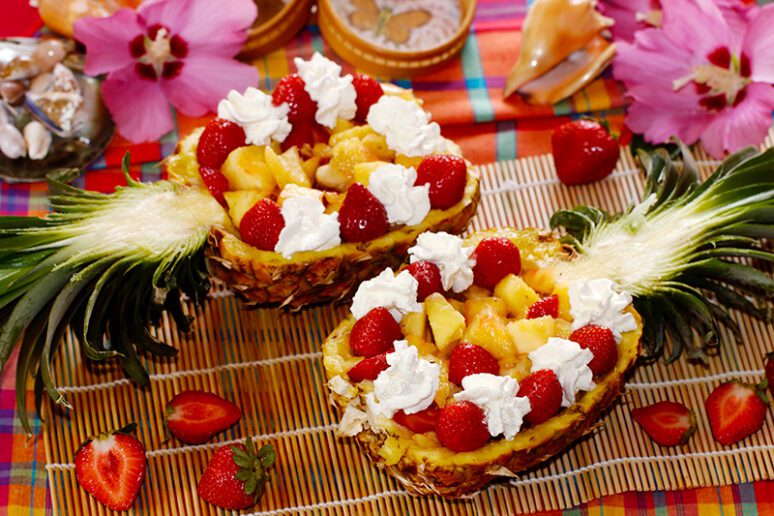 ananas en gondole