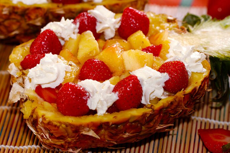 ananas en gondole