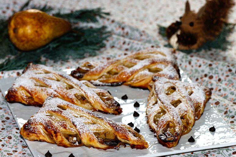 feuilletés en jalousie