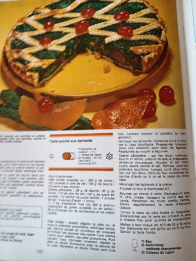 tarte aux épinards