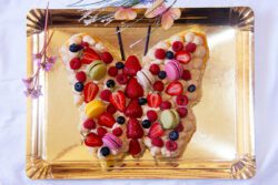 papillon en number cake