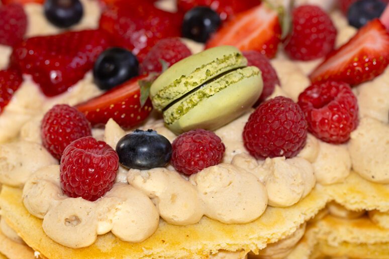 papillon en number cake
