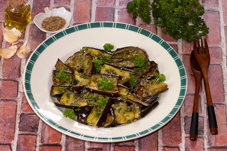 aubergines rôties
