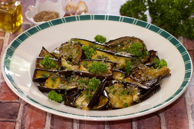 aubergines rôties