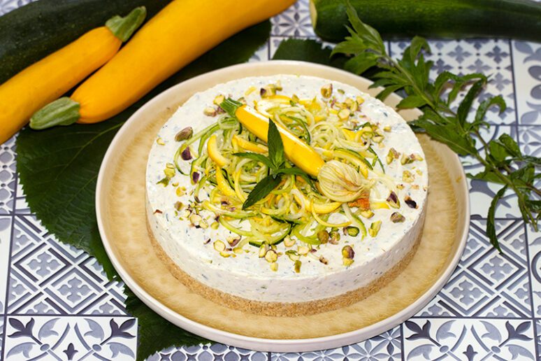 cheesecake courgettes