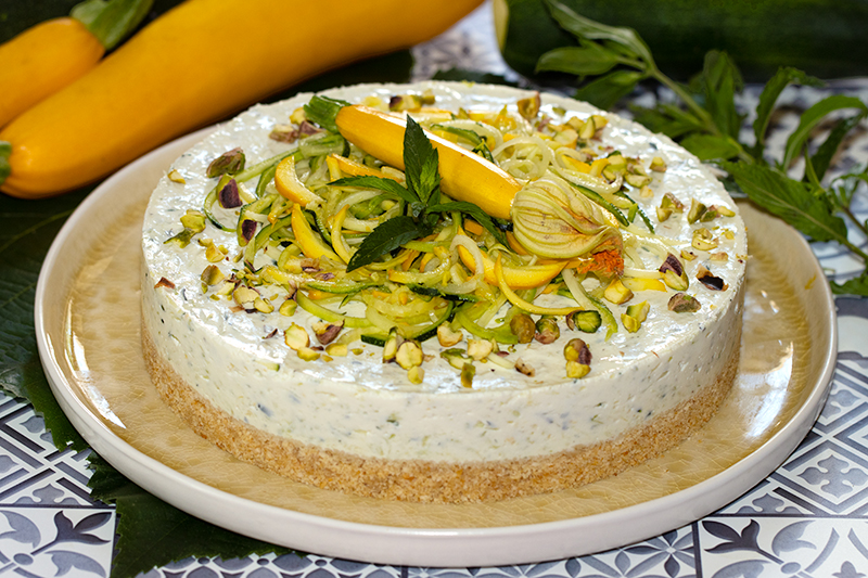 cheesecake courgettes