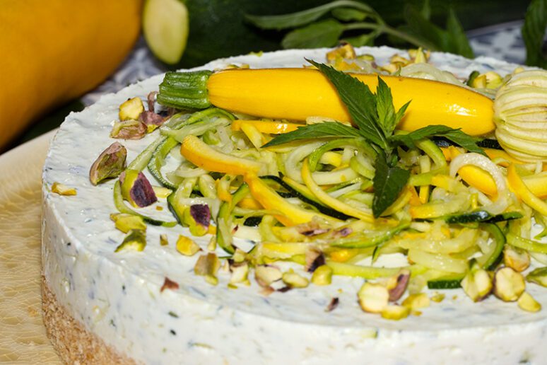 cheesecake courgettes