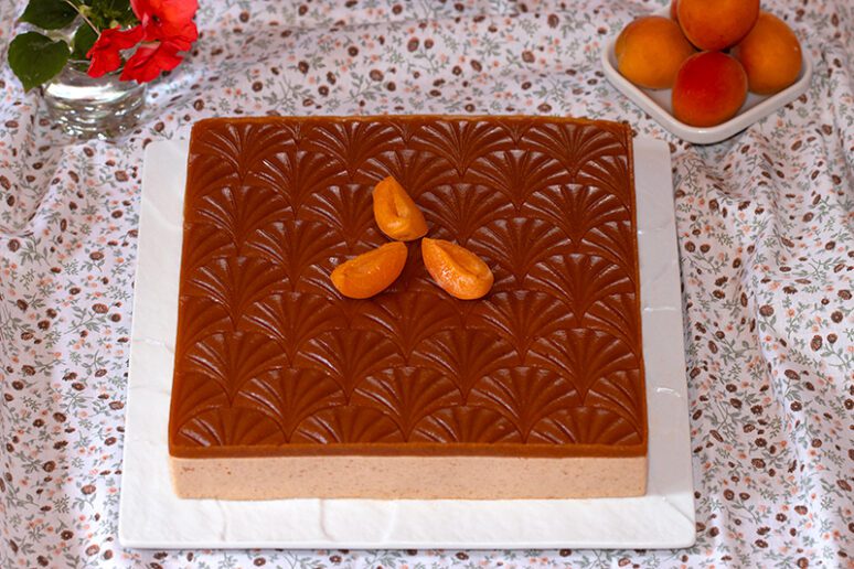 entremet abricots