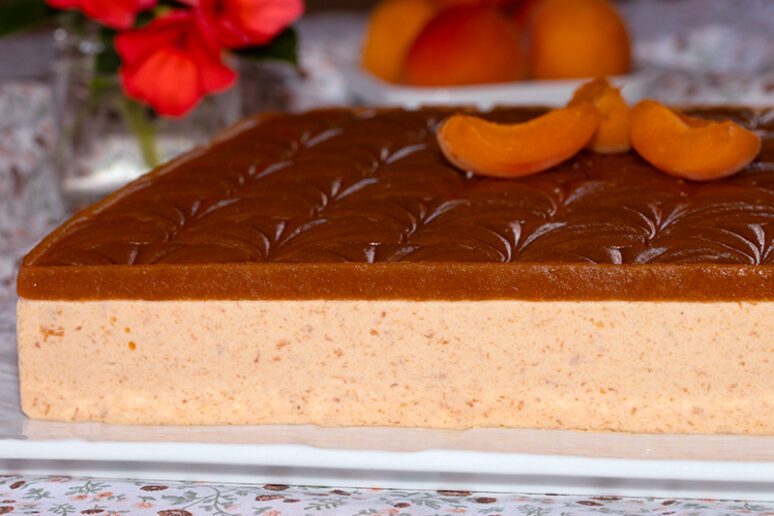entremet abricots