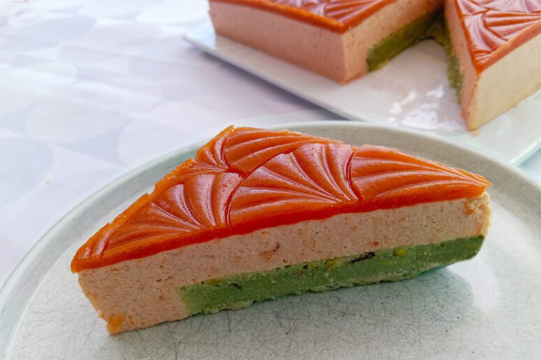 entremet abricots