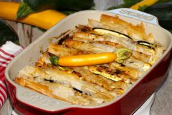 feuilleté aux courgettes