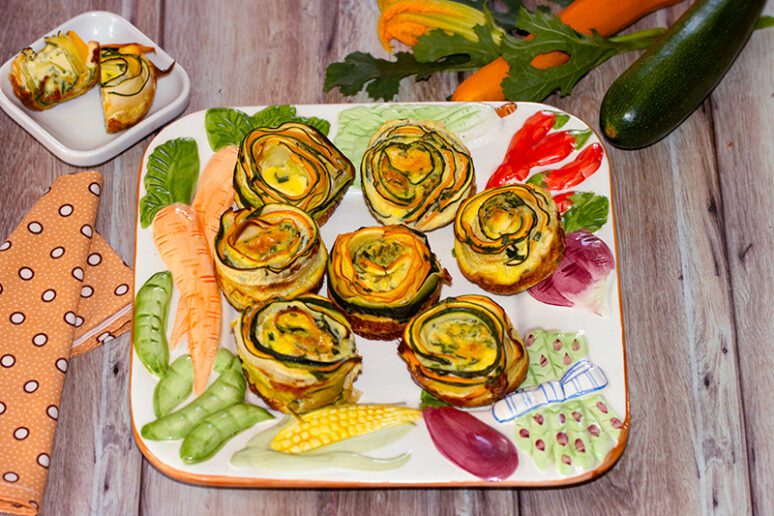 spirales de courgettes