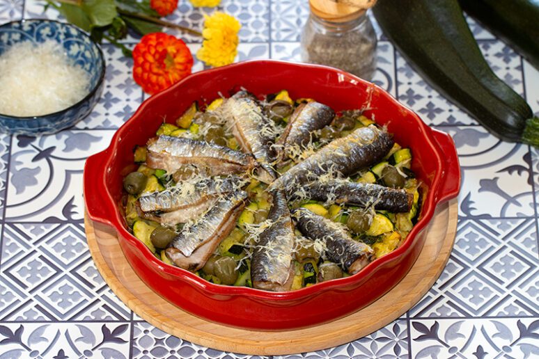 sardines courgettes